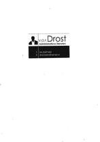 Drost Administratieve Diensten - Wim Drost, Diensten en Vakmensen, Boekhouders en Administrateurs, Administratie of Boekhouding