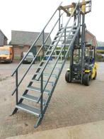 Stalen trap 2,6 t/m 4.0mtr  antraciet nor26012023, Nieuw, Ophalen of Verzenden, Trap, 4 meter of meer