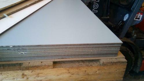 hpl platen antraciet-grijs-wit-ivoor., Doe-het-zelf en Verbouw, Platen en Panelen, Nieuw, HPL, Minder dan 20 mm, Ophalen