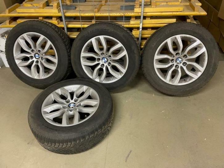 BMW X3 velgen + winterbanden, Auto-onderdelen, Banden en Velgen, Banden en Velgen, Winterbanden, 17 inch, 225 mm, Personenwagen