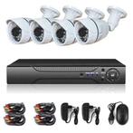 Beveiliging camera Set 4 stuks + Gratis 500GB Geheugen 1080P, Ophalen of Verzenden, Nieuw