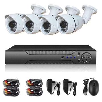 Beveiliging camera Set 4 stuks + Gratis 500GB Geheugen 1080P beschikbaar voor biedingen