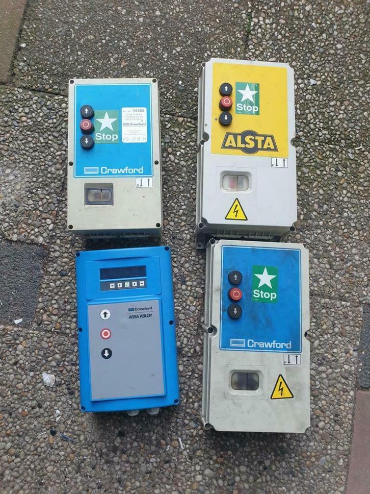 Crawford assa abloy 430P 430S MCS-R  besturi, Doe-het-zelf en Verbouw, Deuren en Horren, Gebruikt, Garagedeur, Minder dan 200 cm