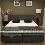 Boxspring Amsterdam grijs, Ophalen of Verzenden, Nieuw, Grijs, Modern
