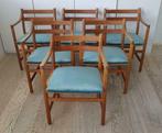 Hans Wegner design stoelen (5 stuks), Carl Hansen, velours