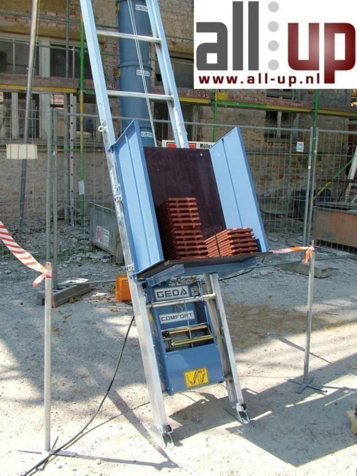GEDA Demontabele Ladderlift pannenlift, Doe-het-zelf en Verbouw, Bouwliften, Nieuw, Bouwlift, Ophalen of Verzenden