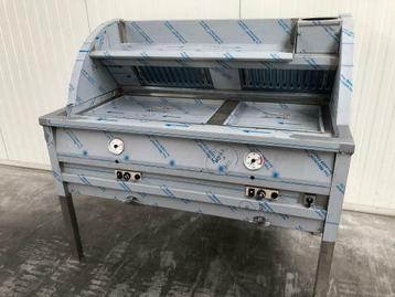 NIEUWE vis frituur / visbakoven oliebollenbak gas friteuse beschikbaar voor biedingen