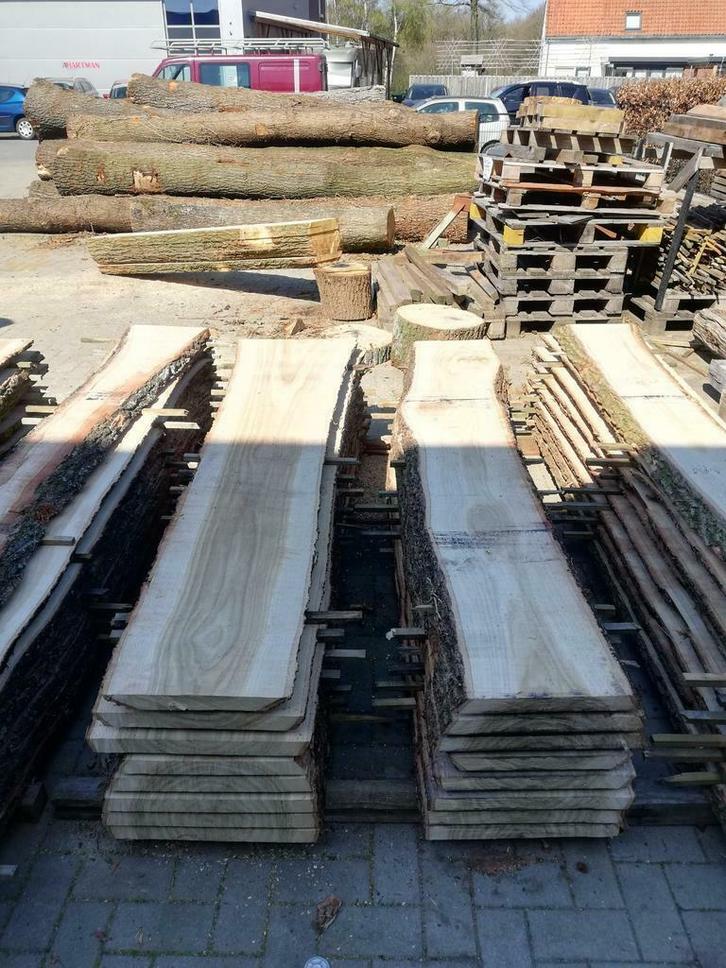 Eiken schaaldelen, Doe-het-zelf en Verbouw, Hout en Planken, Nieuw, Plank, Eiken, Ophalen of Verzenden