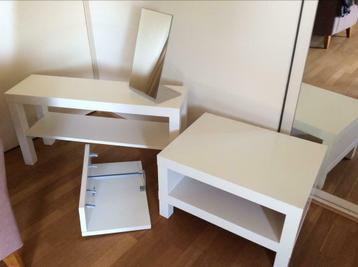 Ikea spiegel kapstok salontafel tv tafel - side table 