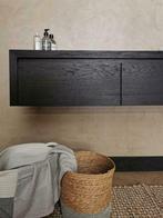 Zwart eiken badkamermeubel | MAATWERK mogelijk, Ophalen, 100 tot 150 cm, Nieuw, Minder dan 100 cm