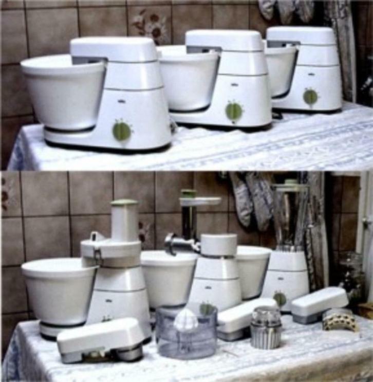 Braun KM 32 Keukenmachine., Witgoed en Apparatuur, Keukenmixers, Gebruikt, 4 liter of meer, 3 snelheden of meer, Ophalen of Verzenden