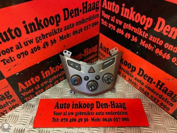 Chevrolet Aveo ('06-'14) Kachelpaneel (Airco), Auto-onderdelen, Dashboard en Schakelaars, Chevrolet, Gebruikt, Ophalen of Verzenden