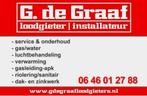 G. de Graaf loodgieter / installateur Haarlem spoed en nood, Onderhoud, Garantie