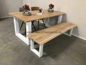 GOEDKOOPSTE Eiken Boomstam tafels Tafelbladen Eettafels !! beschikbaar voor biedingen
