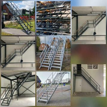 Stalen trappen nieuw/ gebruikt now5000 beschikbaar voor biedingen