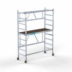 Euroscaffold kamersteiger met opzetstuk werkhoogte max 4 m, Ophalen, Nieuw, Rolsteiger of Kamersteiger