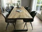 Ontdek Onze Prachtige Boomstamtafels - Teakhout, Suar, Eiken, Ophalen, 50 tot 100 cm, Vijf personen of meer, Teakhout