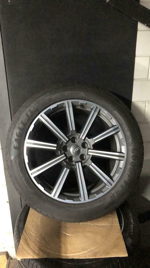 Zomerset Audi Q7 Goodyear 20 inch speedline, Auto-onderdelen, Banden en Velgen, Banden en Velgen, Zomerbanden, 20 inch, 285 mm