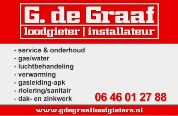 G.de Graaf loodgieter Haarlem storing 24 uur service lekkage, Diensten en Vakmensen, Loodgieters en Installateurs, Installatie