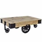 Salontafel cart mango hout, Minder dan 50 cm, Nieuw, 150 tot 200 cm, Robuust