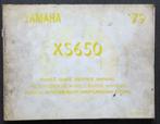 Originele Yamaha XS650 Service Manual - 1979