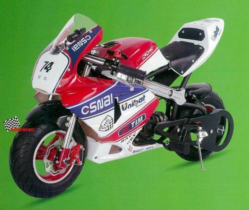 Pocketbike CSNAL 49cc, Fietsen en Brommers, Minibikes, Midibikes en Pitbikes, Nieuw, Overige typen, Verzenden