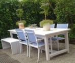 witte tafel maten 190-200-220-240-260-280-300-330-350-400, Ophalen of Verzenden, Landelijk, 75 cm of meer, Eikenhout