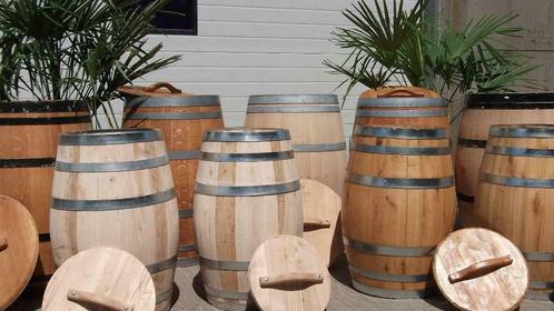 wijnvat 🍷🍷 regenton los deksel pomp, Tuin en Terras, Regentonnen, Hout, Ophalen