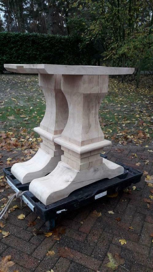 eiken kloosterpoten, Huis en Inrichting, Tafels | Eettafels, Nieuw, Eikenhout, Ophalen