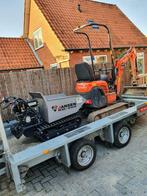 Minikraan / Minigraver/ Minidumer te huur  huren 121.- inc., Zakelijke goederen, Machines en Bouw | Kranen en Graafmachines, Kraan