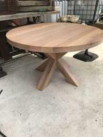 Ronde tafel mylah eikenhout eiken tafel op maat, Huis en Inrichting, Tafelonderdelen, Nieuw, Rond, Eikenhout, Ophalen