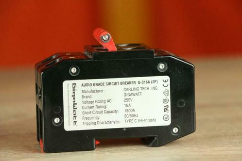 GigaWatt Circuit Breaker G-C16a 2-pole TRADE.INRUIL BTW/VAT*, Audio, Tv en Foto, Overige Audio, Tv en Foto, Zo goed als nieuw