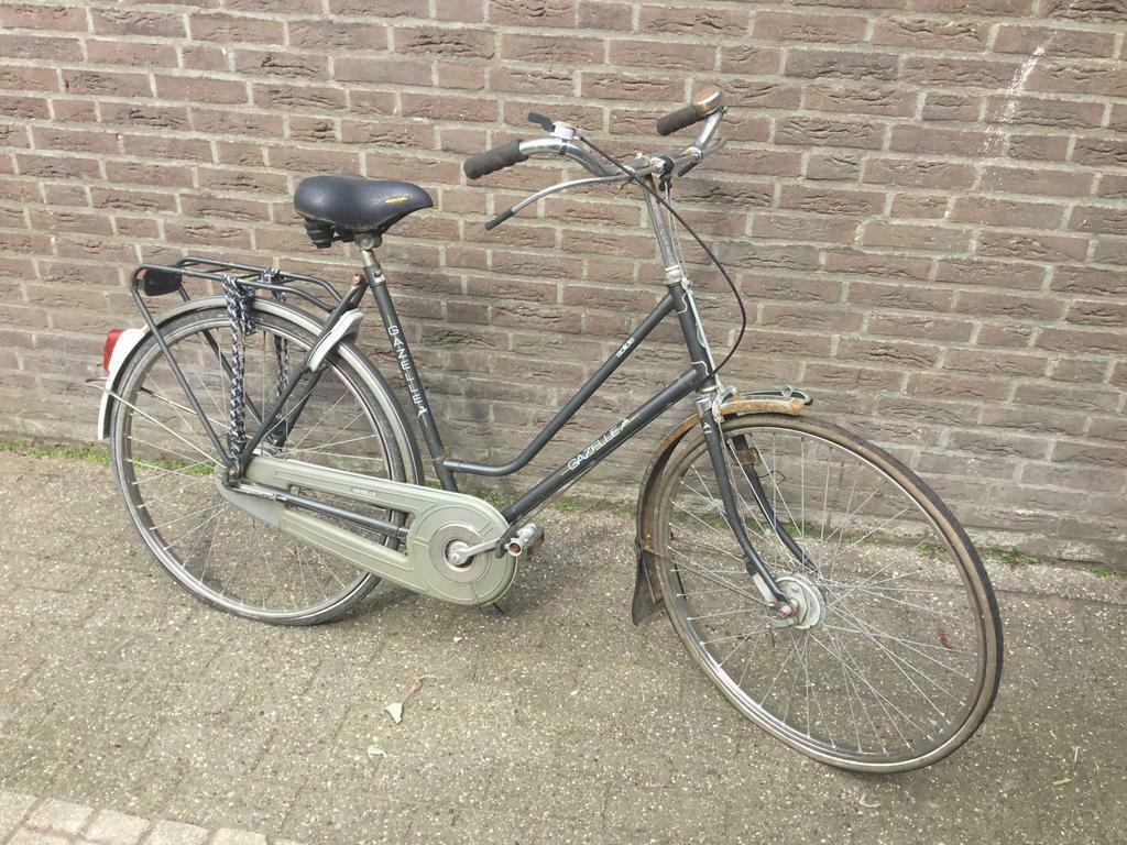 ≥ Oude gazelle fiets met stangen remmen. — Fietsen | Oldtimers — Marktplaats