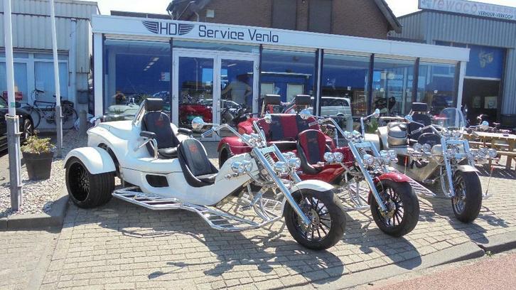 Trikeverhuur Rewaco/trike/Motorverhuur/huren Venlo Limburg, Motoren, Overige Motoren, meer dan 35 kW, 4 cilinders, Ophalen
