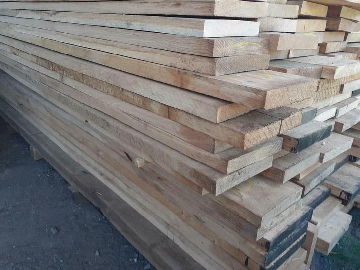 Rustic eiken planken meubel droog € 6,50 pm1, Doe-het-zelf en Verbouw, Hout en Planken, Nieuw, Plank, Eiken, 250 tot 300 cm, 25 tot 50 mm