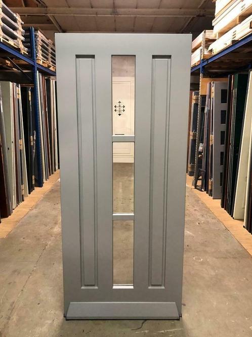 nieuwe voordeur(en), Doe-het-zelf en Verbouw, Deuren en Horren, Nieuw, Buitendeur, 200 tot 215 cm, 80 tot 100 cm, Glas, Hout, Ophalen of Verzenden