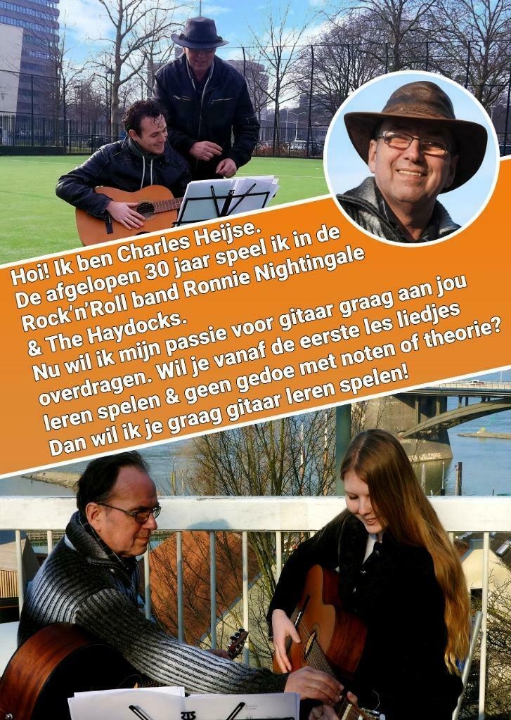 gitaarles aan huis, Ophalen of Verzenden, Nieuw