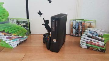 Xbox 360 Slim Tip Top!! - incl. o.a. duurtest garantie! beschikbaar voor biedingen