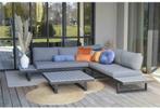 Hoedspruit Plateau Loungeset | 4-delig (Grey), Tuin en Terras, 5 zitplaatsen, Ophalen of Verzenden, Bank, Loungeset