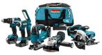 Makita DLX6082T combiset 6-delig - 3x 18V 5,0Ah + tas, Nieuw, Ophalen of Verzenden