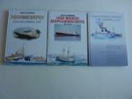 3 boeken: Passagiersschepen, Koopvaardijschepen, HAL schepen