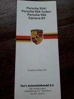 Porsche 924 Carrera GT 1980 NL prijslijst PON