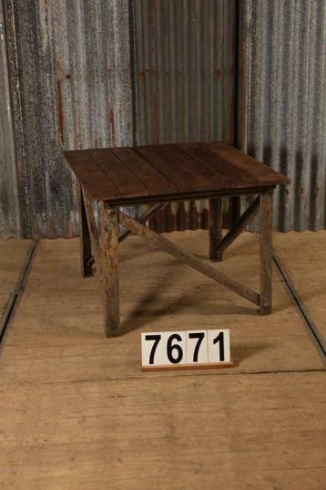 Industrieel vintage werkbank/tafel/sidetable nr.7671