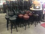 500 gebruikte krukken en nieuwe barkrukken bar cafe mancave, 60 tot 90 cm, Ophalen of Verzenden, In hoogte verstelbaar, Riet
