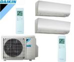 Daikin Duo-Split 1X 5.0KW BUITENUNIT + 2x 3.5KW BINNENUNIT, Witgoed en Apparatuur, Airco's, Nieuw, Verwarmen, Wandairco, Verzenden