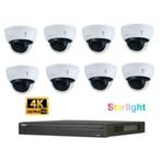 8MP Dahua IP PoE Starlight camera set/NVR + 8x camera's