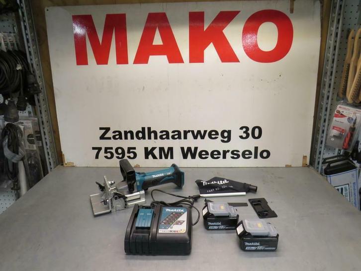 Makita DPJ180 18V Li-Ion accu lamellenfrees incl accu's, Doe-het-zelf en Verbouw, Gereedschap | Handgereedschap, Nieuw, Ophalen of Verzenden