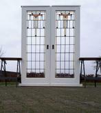 oude Glas In Lood schuifdeuren En Suite jaren 30 Deuren, Doe-het-zelf en Verbouw, Deuren en Horren, Ophalen, Gebruikt, Glas, Binnendeur