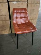 40 x Cognac pu leather stoel