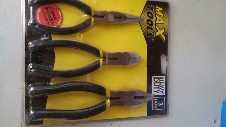 Tangenset, kniptang, tangen., Doe-het-zelf en Verbouw, Gereedschap | Handgereedschap, Nieuw, Ophalen of Verzenden